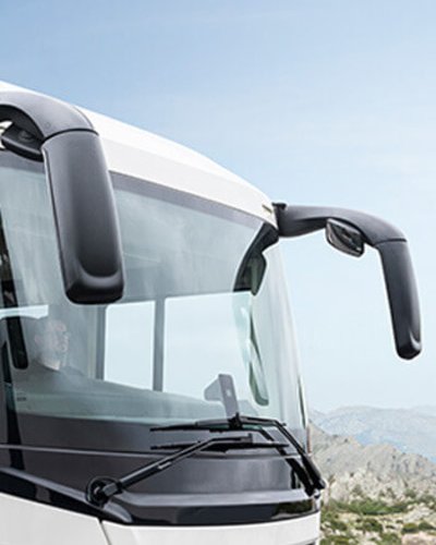 Vnější zrcátka ve stylu autobusu