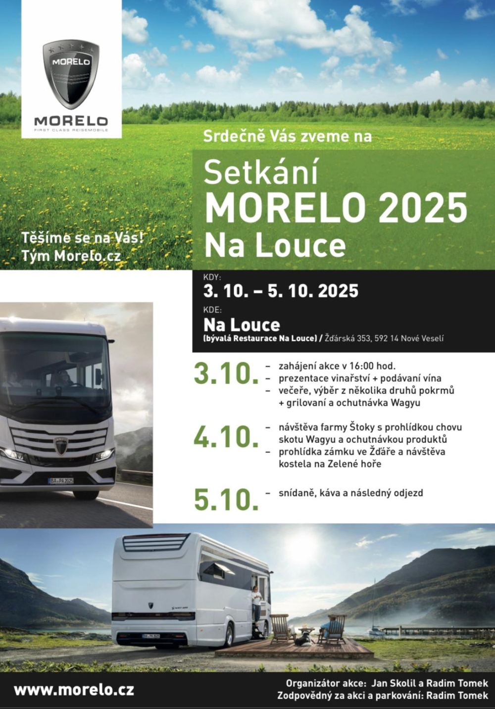 SETKÁNÍ MORELO 2025 NA LOUCE – 3.–5. 10. 2025 