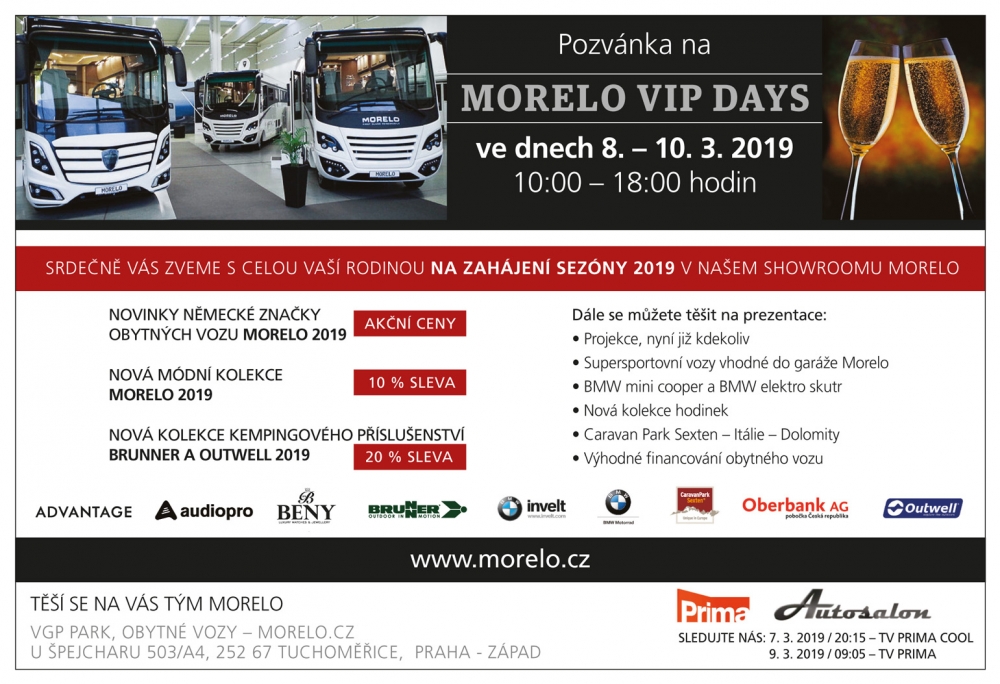 Pozvánka na MORELO VIP DAYS